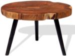 vidaXL Masă bar model bușteni, lemn masiv de acacia (55-60) x 110 cm (243957) Masa de cafea