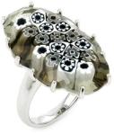 BeSpecial Inel argint 925 rodiat cu sticla de murano (ISX0335)