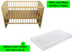 Klups Patut KLUPS Karolina II Natur + Saltea 10 MyKids Confort II - bekid