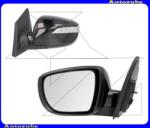 Hyundai ix35 2010.04-2013.08 /LM/ Visszapillantó tükör bal, elektromosan behajló, fűthető-domború tükörlappal, fényezhető borítással, irányjelzővel 9029584