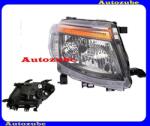FORD RANGER 3 2011.09-2016.01 Fényszóró jobb (H4) fekete házas (motor nélkül) DEPO 231-1139R-LDEM2