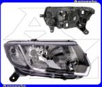 DACIA LOGAN 2 2012.10-2017.08 /L52/ Fényszóró jobb (H4/W21/5W) nappali fénnyel, fekete házas (kézi állítású) DEPO 551-1198R-LD-E2