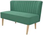 vidaXL Canapea din material textil, 117 x 55, 5 x 77 cm, verde (244073) Canapea
