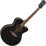 Yamaha CPX600 BK Black Електро-акустична китара Джъмбо