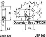 JT Sprockets 309.14 JTF első lánckerék