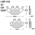 AP RACING fékbetét első SYM 600 Quad Raider -2008 410 OR
