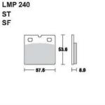 AP RACING fékbetét első BMW R100 1000 RS -1993 240 SF