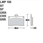 AP RACING fékbetét első PGO 250 G-Max -2006 166 ST