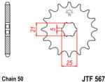 JT Sprockets 567.18 JTF első lánckerék
