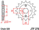 JT Sprockets 270.15 JTF első lánckerék