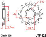 JT Sprockets 522.14 JTF első lánckerék