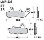 AP RACING fékbetét hátsó SUZUKI DR 800 S Big 1990-1990 235 SR