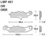 AP RACING fékbetét első KAWASAKI KVF 650 Left 2001-2003 401 OR