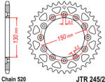 JT Sprockets 245/2.51 JTR hátsó lánckerék acél