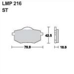 AP RACING fékbetét első YAMAHA XV 250 Virago 1989-1994 216 ST