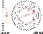 JT Sprockets 482.47 JTR hátsó lánckerék acél
