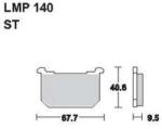AP RACING fékbetét első KAWASAKI Z 440 A4 A5 D5 LTD 1983-1984 14
