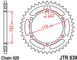 JT Sprockets 839.52 JTR hátsó lánckerék acél