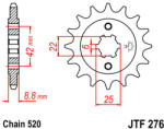 JT Sprockets 276.15 JTF első lánckerék