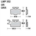 AP RACING fékbetét első SUZUKI RM 65 -2003 352 ORR