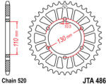 JT Sprockets 486.45 JTA hátsó lánckerék alumínium