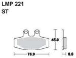 AP RACING fékbetét hátsó KTM GS 250 1988-1988 221 ST