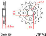 JT Sprockets 742.15 JTF első lánckerék