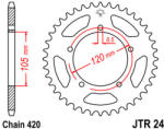 JT Sprockets 24.51 JTR hátsó lánckerék acél