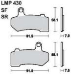 AP RACING fékbetét első HARLEY DAVIDSON FLHTCi 1584 Ultra Electr