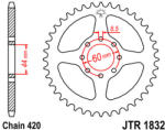 JT Sprockets 1832.52 JTR hátsó lánckerék acél