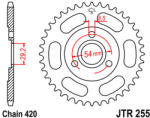 JT Sprockets 255.39 JTR hátsó lánckerék acél