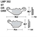 AP RACING fékbetét első SUZUKI RM 85 L 2002-2004 302 ST