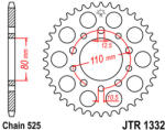 JT Sprockets 1332.41 JTR hátsó lánckerék acél