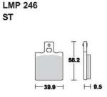 AP RACING fékbetét hátsó HONDA NSR 125 R Italy -1989 246 ST