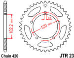JT Sprockets 23.47 JTR hátsó lánckerék acél