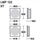 AP RACING fékbetét első KAWASAKI Z 400 B1 B2 1978-1979 122 ST