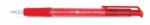FlexOffice Golyóstoll, 0, 4 mm, nyomógombos, FLEXOFFICE "EasyGrip", piros (12db/csom) (FOGT08P)