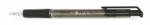 FlexOffice Golyóstoll, 0, 4 mm, nyomógombos, FLEXOFFICE "EasyGrip", fekete (12db/csom) (FOGT08FK)