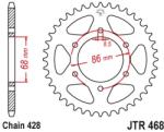 JT Sprockets JTR468.42 hátsó lánckerék acél
