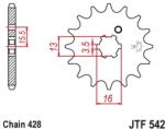 JT Sprockets JTF542.10 első lánckerék