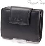 La Scala fekete női bőr pénztárca (DN-11259 BLACK)