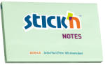  Notes autoadeziv 76 x 127 mm, 100 file, Stick"n - verde pastel