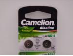 Camelion AG10, baterie ceas 1.5V alcalina, LR1130, LR54, 189, SR1130W, GP89A, 389 blister 10 Baterii de unica folosinta