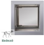  PlexiDor® macska ajtó - Ezüst színű - "S" - falba (856853003121)