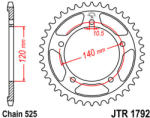 JT Sprockets JTR1792.43 hátsó lánckerék acél JT Sprockets