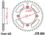 JT Sprockets JTR895.46 hátsó lánckerék acél JT Sprockets