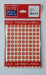 Tanex Etichete autoadezive color, D10 mm, 1080 buc/set, Tanex - orange (TX-OFC-128-OG) - viamond