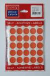 Tanex Etichete autoadezive color, D19 mm, 350 buc/set, Tanex -orange (TX-OFC-131-OG) - viamond