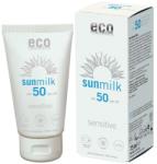 eco cosmetics Lapte de plaja bio pentru piele sensibila cu ulei de zmeura FPS 50 Eco Cosmetics