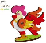 UgearsModels Cocos - Puzzle 3D de colorat pentru copii (UG 4820184120389)